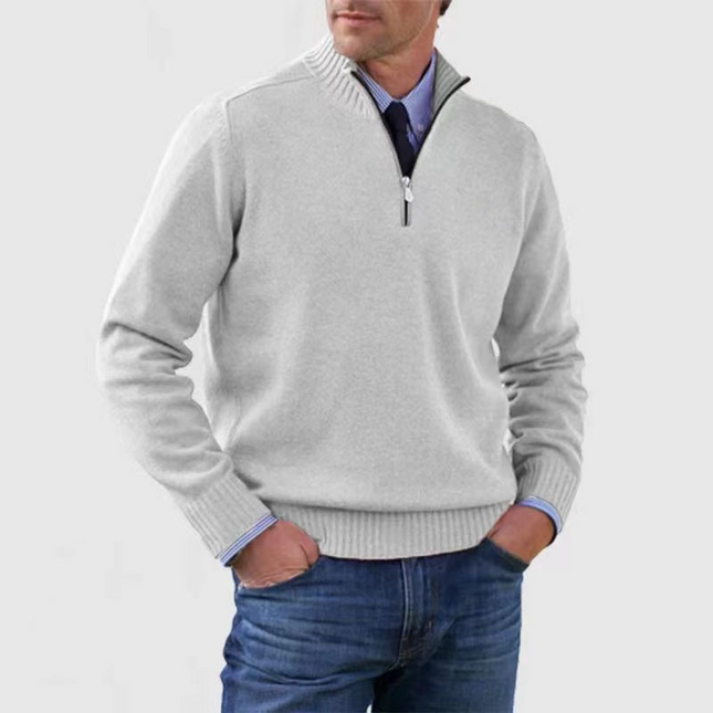 Aurevik | Everyday Warmth Men's Half-Zip Sweater