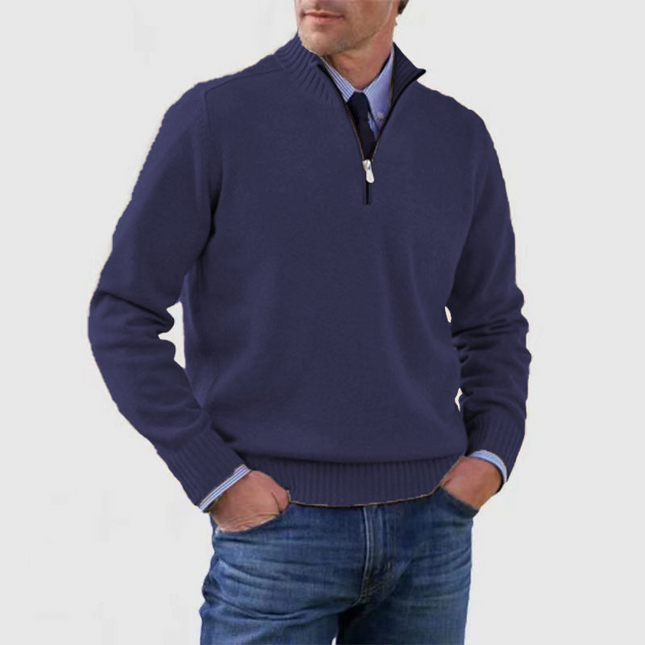 Aurevik | Everyday Warmth Men's Half-Zip Sweater