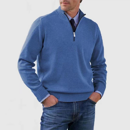 Aurevik | Everyday Warmth Men's Half-Zip Sweater