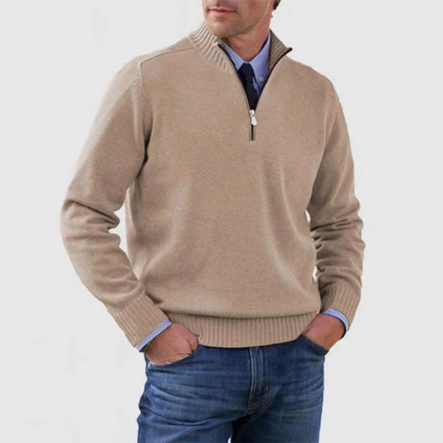 Aurevik | Everyday Warmth Men's Half-Zip Sweater
