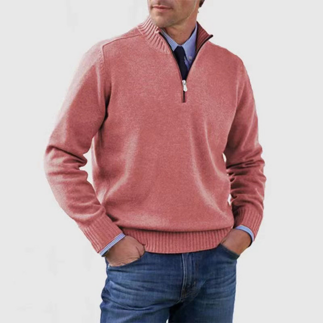 Aurevik | Everyday Warmth Men's Half-Zip Sweater