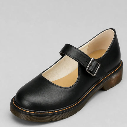 Avelora | Women's Mary Jane Shoes Buckle Strap Classic Flat