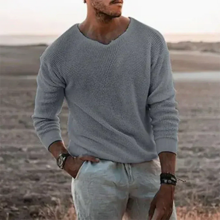 Avenor | Relaxed Comfort Men's V-Neck Knit Sweater