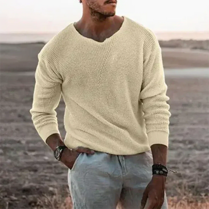 Avenor | Relaxed Comfort Men's V-Neck Knit Sweater