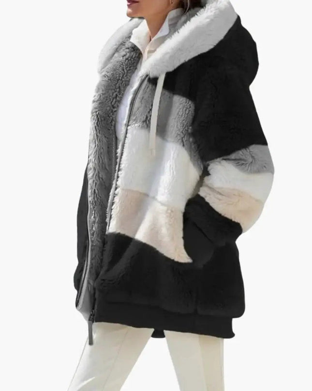 Avery | Cozy Everyday Hooded Jacket with Zip Front