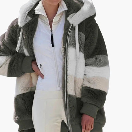 Avery | Cozy Everyday Hooded Jacket with Zip Front