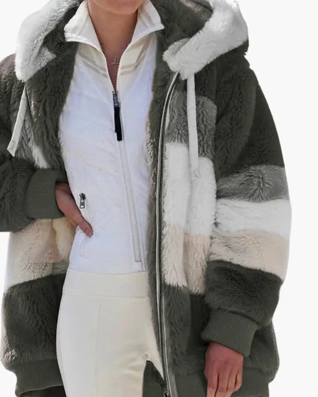 Avery | Cozy Everyday Hooded Jacket with Zip Front