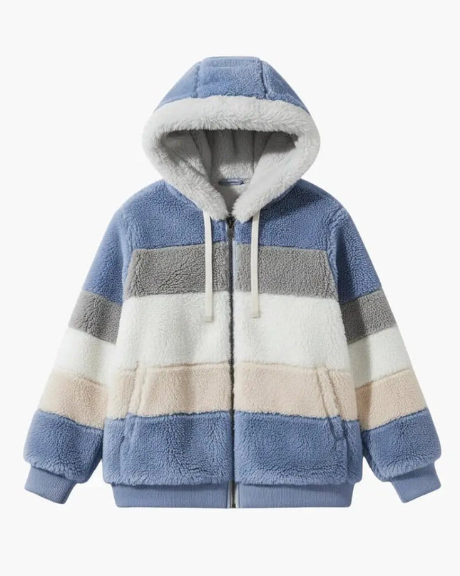 Avery | Cozy Everyday Hooded Jacket with Zip Front