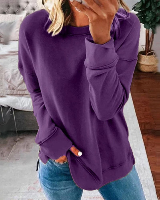 Avery | Women's Crewneck Sweatshirt Long Sleeve Casual Pullover
