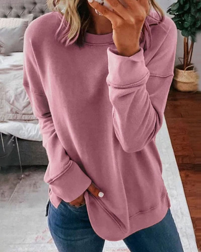 Avery | Women's Crewneck Sweatshirt Long Sleeve Casual Pullover