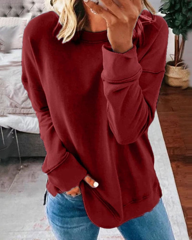 Avery | Women's Crewneck Sweatshirt Long Sleeve Casual Pullover