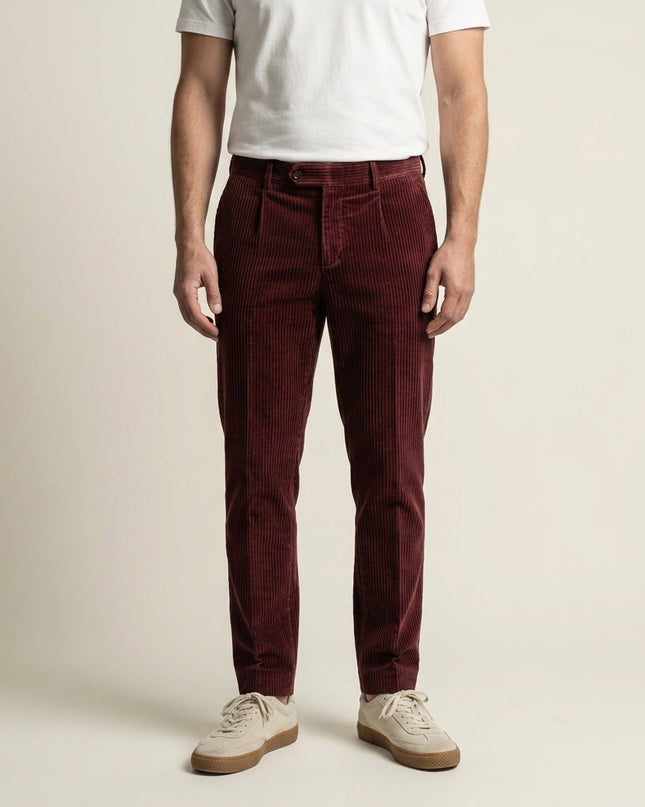 Bastien | Men's Corduroy Sweatpants – Straight-Leg Fit