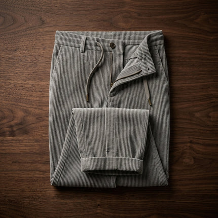Bastien | Men's Corduroy Sweatpants – Straight-Leg Fit