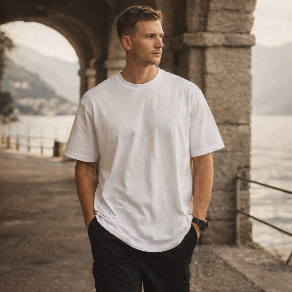 Men’s Longline Cotton T-Shirt