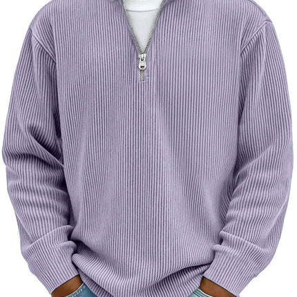 Beckett | Men's Ribbed Quarter-Zip Sweater