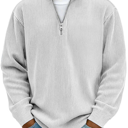 Beckett | Men's Ribbed Quarter-Zip Sweater