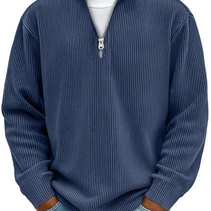 Beckett | Men's Ribbed Quarter-Zip Sweater