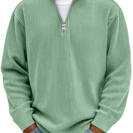 Beckett | Men's Ribbed Quarter-Zip Sweater