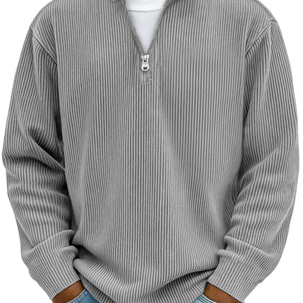 Beckett | Men's Ribbed Quarter-Zip Sweater