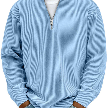Beckett | Men's Ribbed Quarter-Zip Sweater