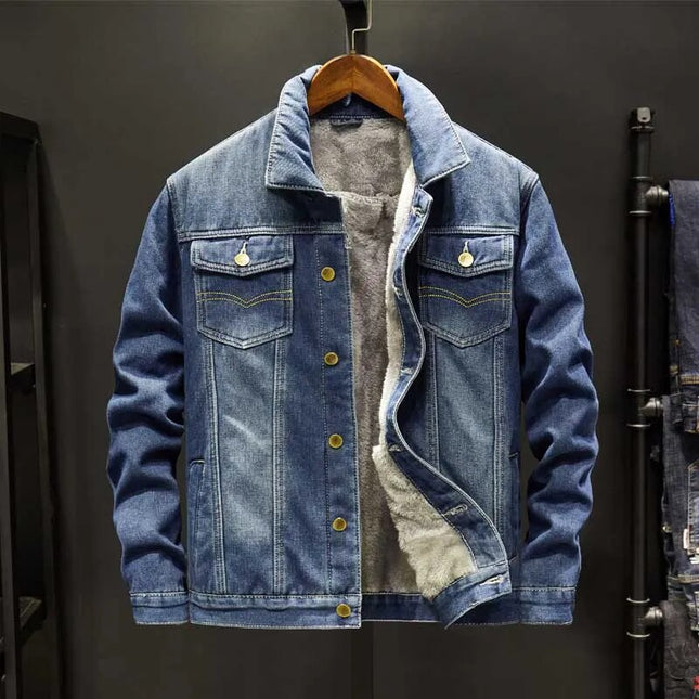 Brennor | Cozy Warmth Men's Sherpa-Lined Denim Jacket