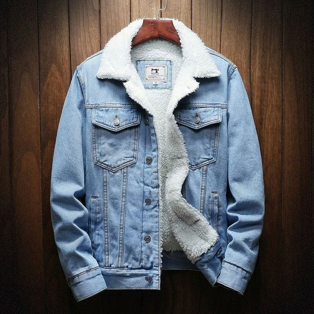 Brunello | Men's Wool-Lined Denim Winter Jacket