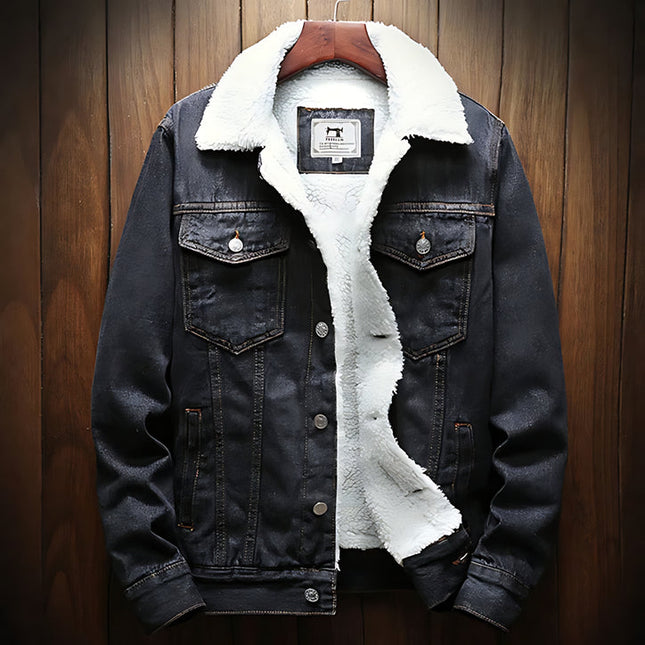 Brunello | Men's Wool-Lined Denim Winter Jacket