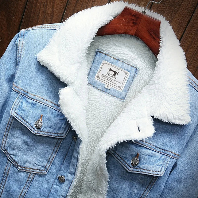 Brunello | Men's Wool-Lined Denim Winter Jacket