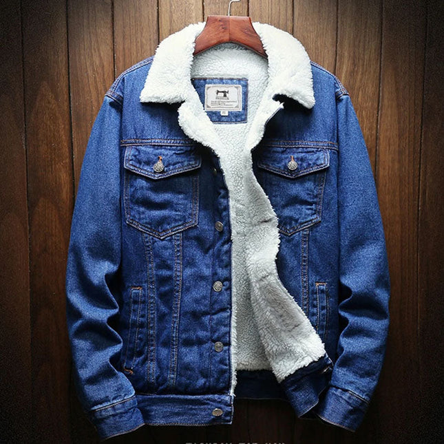 Brunello | Men's Wool-Lined Denim Winter Jacket