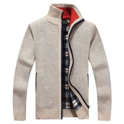 Caedric | Cozy Comfort Men's Zip Knit Cardigan