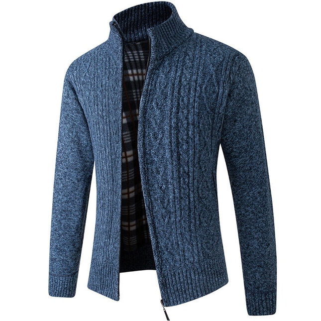 Caedric | Cozy Comfort Men's Zip Knit Cardigan