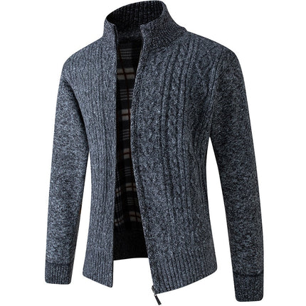 Caedric | Cozy Comfort Men's Zip Knit Cardigan