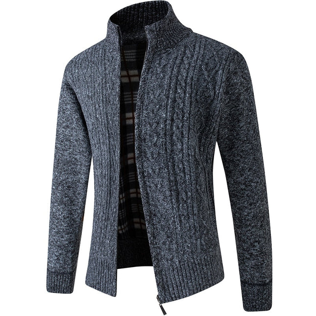 Caedric | Cozy Comfort Men's Zip Knit Cardigan