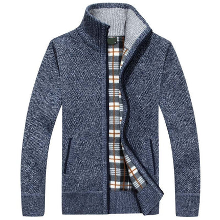 Caedric | Cozy Comfort Men's Zip Knit Cardigan