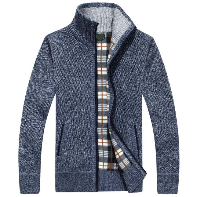 Caedric | Cozy Comfort Men's Zip Knit Cardigan