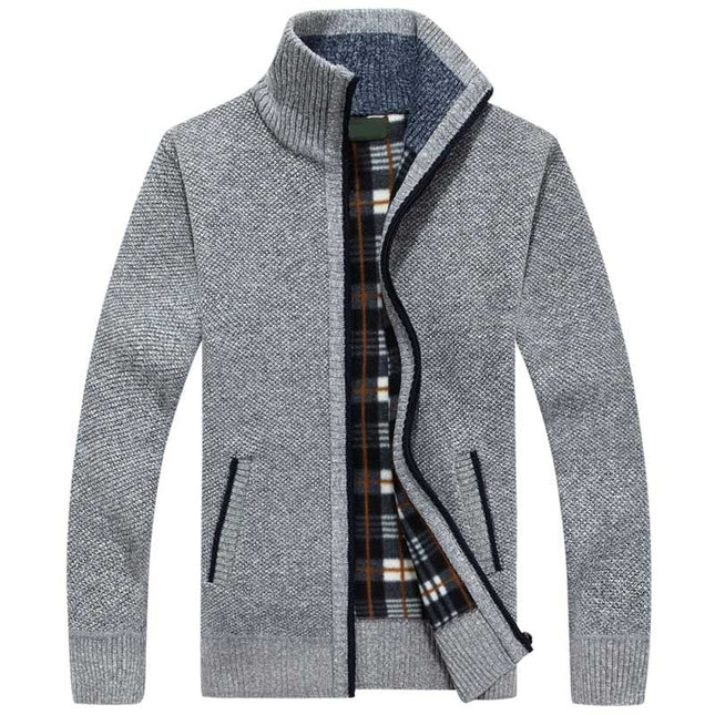 Caedric | Cozy Comfort Men's Zip Knit Cardigan