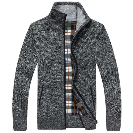 Caedric | Cozy Comfort Men's Zip Knit Cardigan