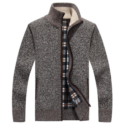 Caedric | Cozy Comfort Men's Zip Knit Cardigan