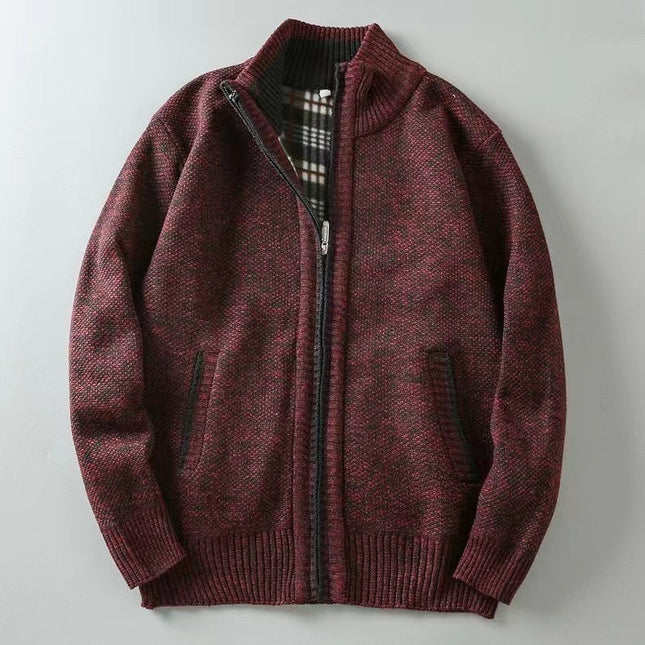 Caedric | Cozy Comfort Men's Zip Knit Cardigan
