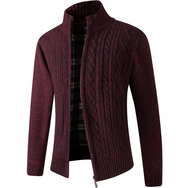 Caedric | Cozy Comfort Men's Zip Knit Cardigan