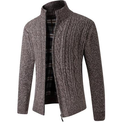 Caedric | Cozy Comfort Men's Zip Knit Cardigan