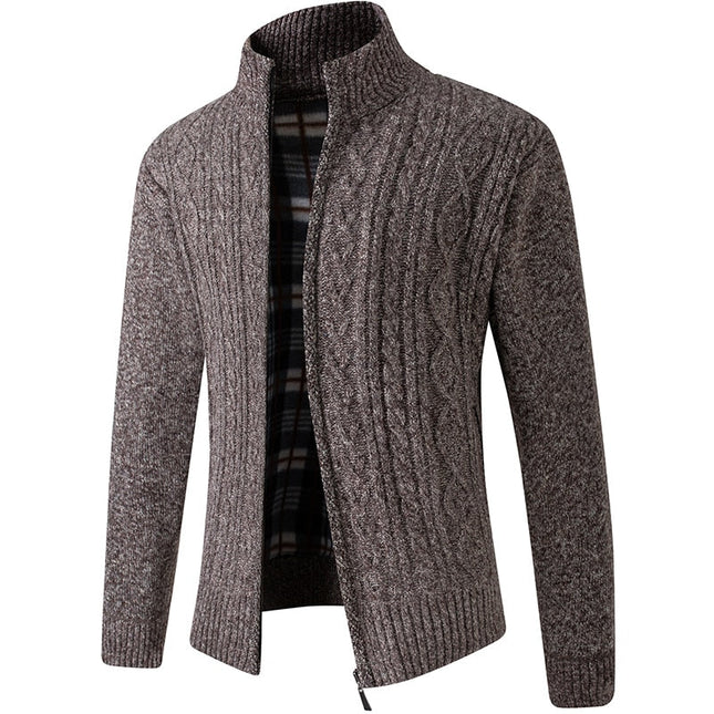 Caedric | Cozy Comfort Men's Zip Knit Cardigan