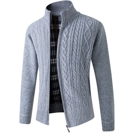 Caedric | Cozy Comfort Men's Zip Knit Cardigan