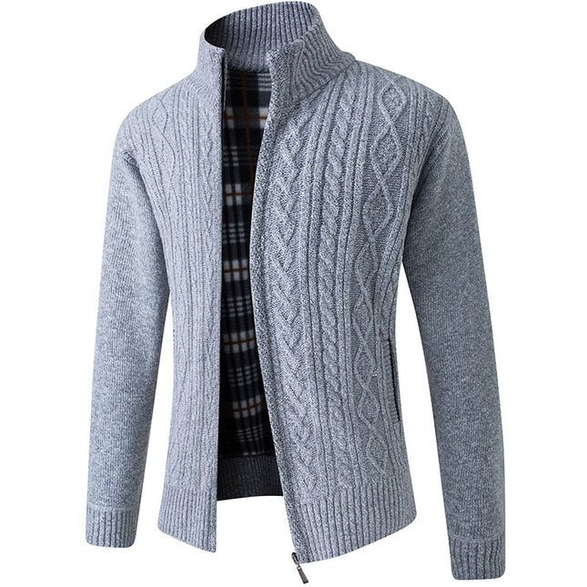 Caedric | Cozy Comfort Men's Zip Knit Cardigan