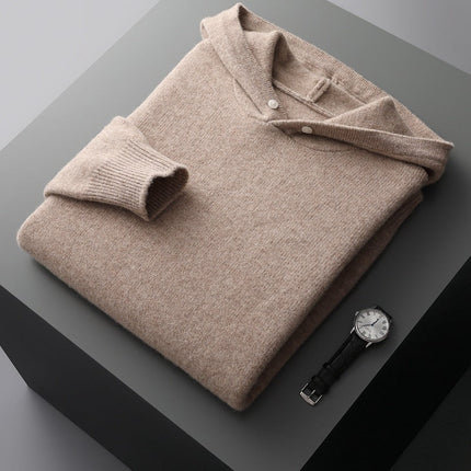 Caleb | Hoodies for Men – Knit Design & Contrast Hood