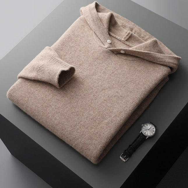 Caleb | Hoodies for Men – Knit Design & Contrast Hood