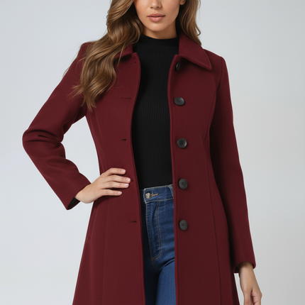 Camille | Women's Single-Breasted Trench Coat