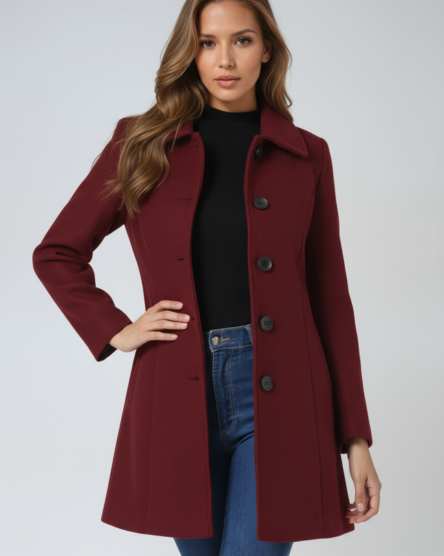 Camille | Women's Single-Breasted Trench Coat