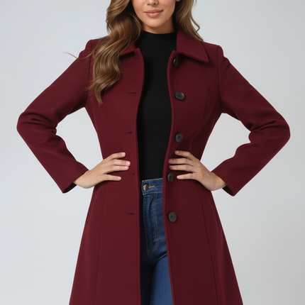 Camille | Women's Single-Breasted Trench Coat