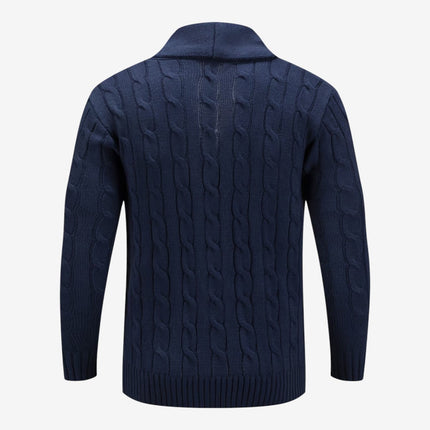 Caspian | Men's Cable Knit Button Cardigan
